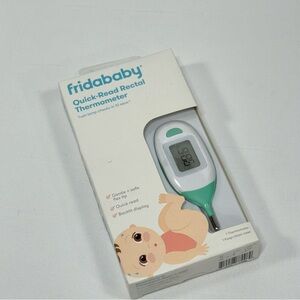 Fridababy Quick-Read Rectal Thermometer White/Green Infant Health NWB OS